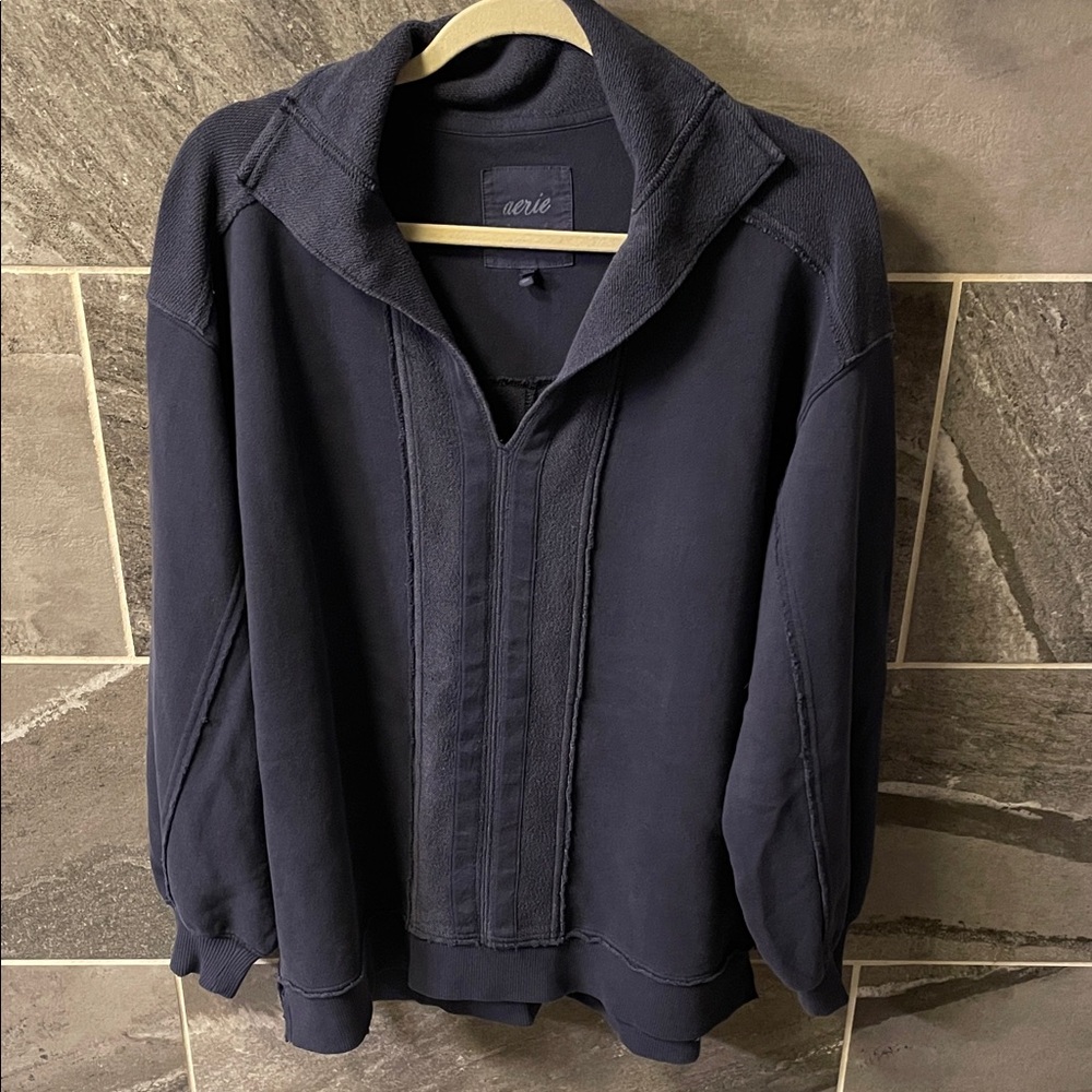 Aerie polo sweatshirt